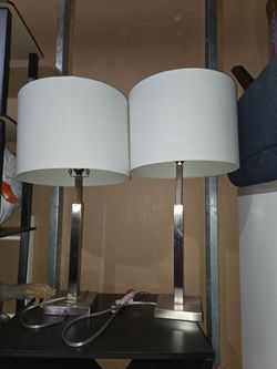Pair of Modern Table Lamps