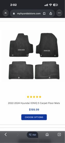 Ioniq 5 carpet floor mats