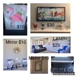 House Decor Mirror Picture Lamp