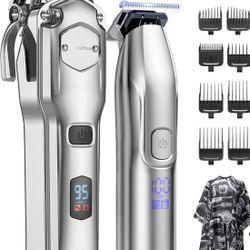 Jack & Rose Clippers and Trimmers Set, Cordless Hair Clippers for Men, Barber Clippers Set