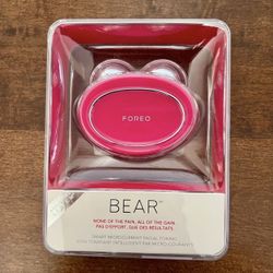 FOREO BEAR Microcurrent Facial Toning Device Fuchsia NEW SEALED  Brand new in box and sealed. 