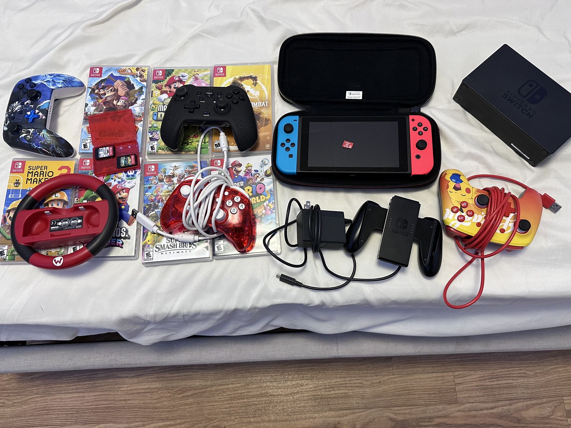 Nintendo Switch Bundle 400$ Barely Used
