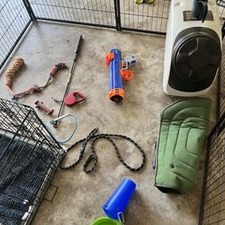 Dog house, Adjustable Kennel, Cage And Toys