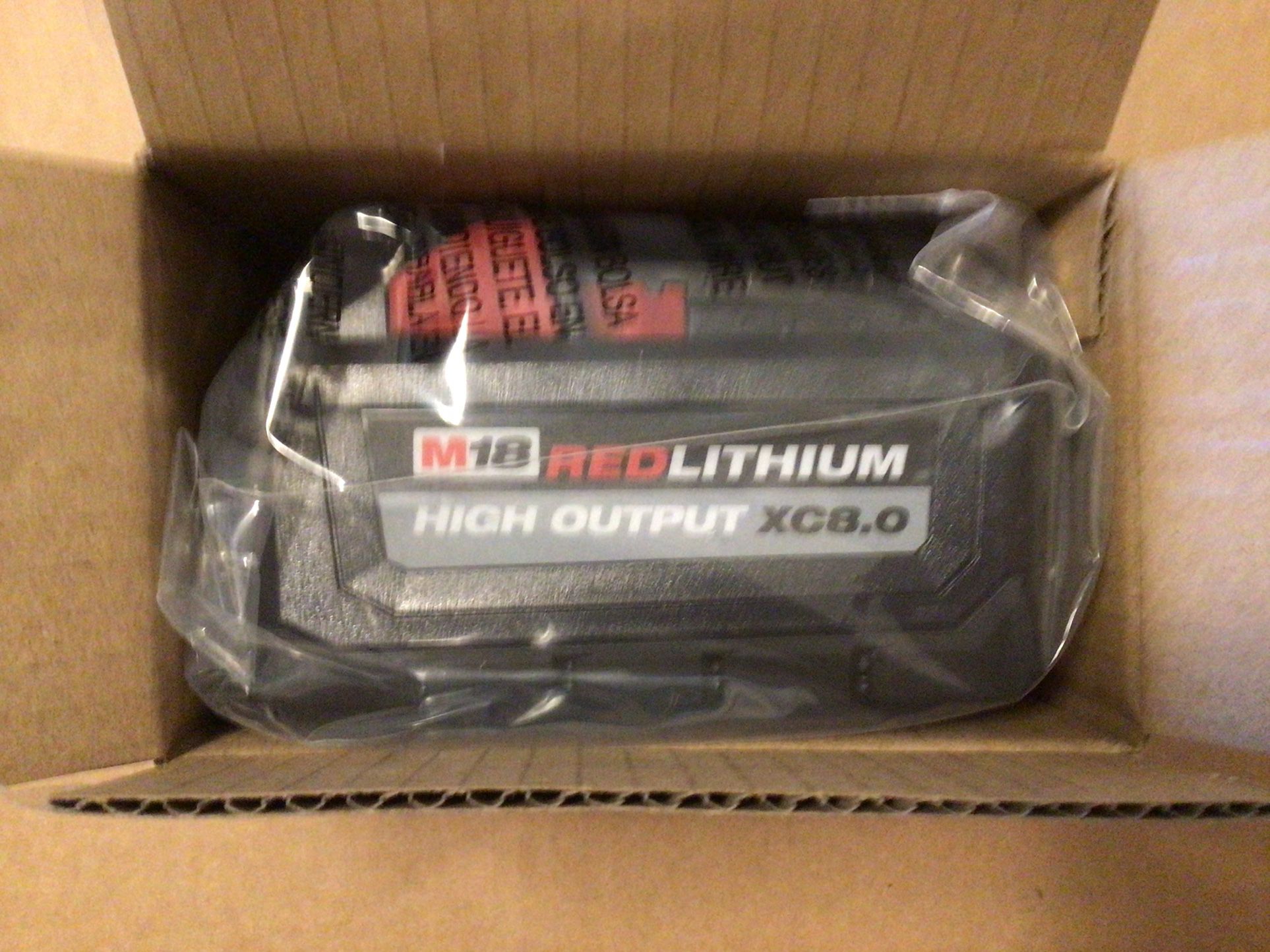 Milwaukee M18 HIGH OUTPUT XC8.0 Battery . Brand NEW .