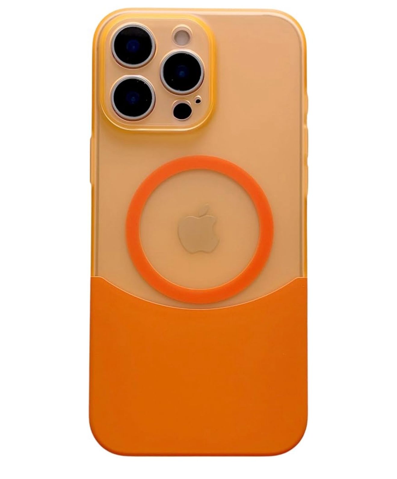 New iPhone Pro Orange Shockproof Phone Case 