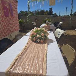 Dusty Pink Sparkling Runners 