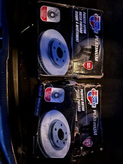 2 Front Rotors CarQuest Platinum YH145582P 