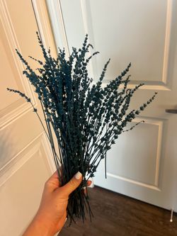 Bunch of Blue/Green Fake Lavender Vase Fillers