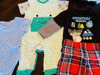 3-6 months, 9 months shorts, like new