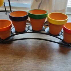 Beautiful Multiple Pot Plant Stand Or Candle Holder