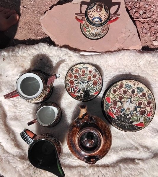 Delicate  ANTIQUEJAPANESE TEA set