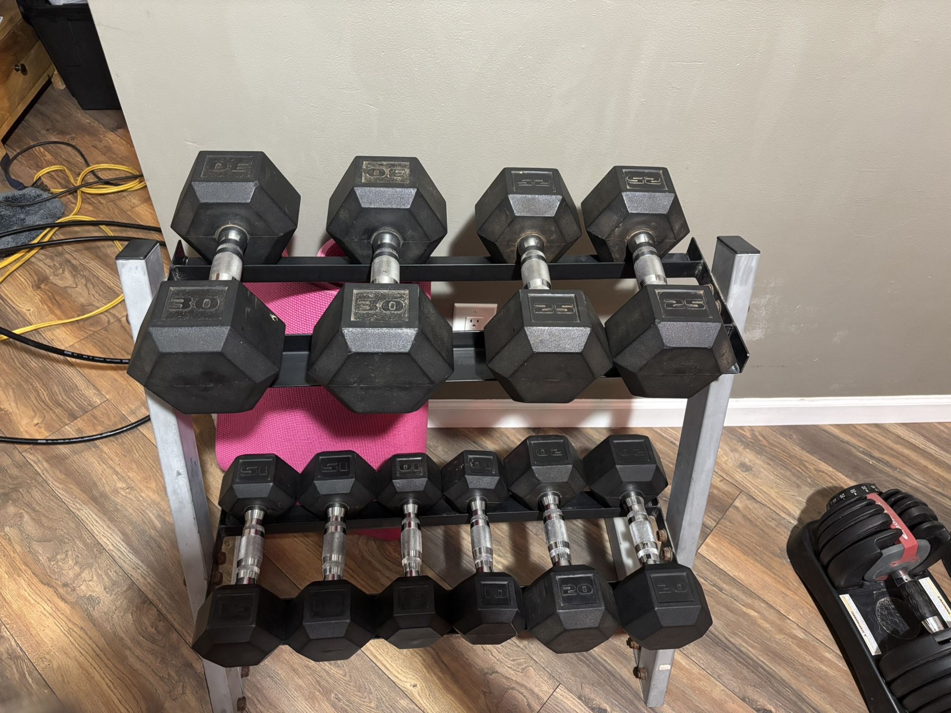 Dumbbell Set with Rack