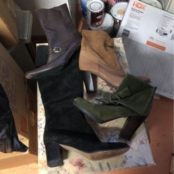 Lot Of Boots.Size 9