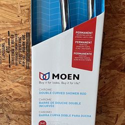 BRAND NEW IN BOX MOEN SHOWER CURTAIN ROD