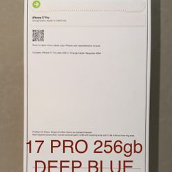 IPHONE 17 PRO DEEP BLUE 256GB