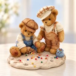 Cherished Teddies Vince & Connor “Shooting for Keeps” Figurine 789801