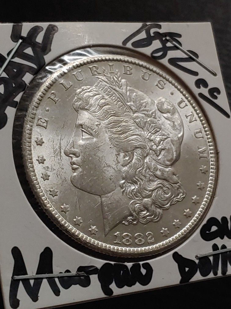 1882CC MIRROR DEEP EFFECT** BU GEM MORGAN SILVER DOLLAR UNC MS+++ RARE KEY COIN