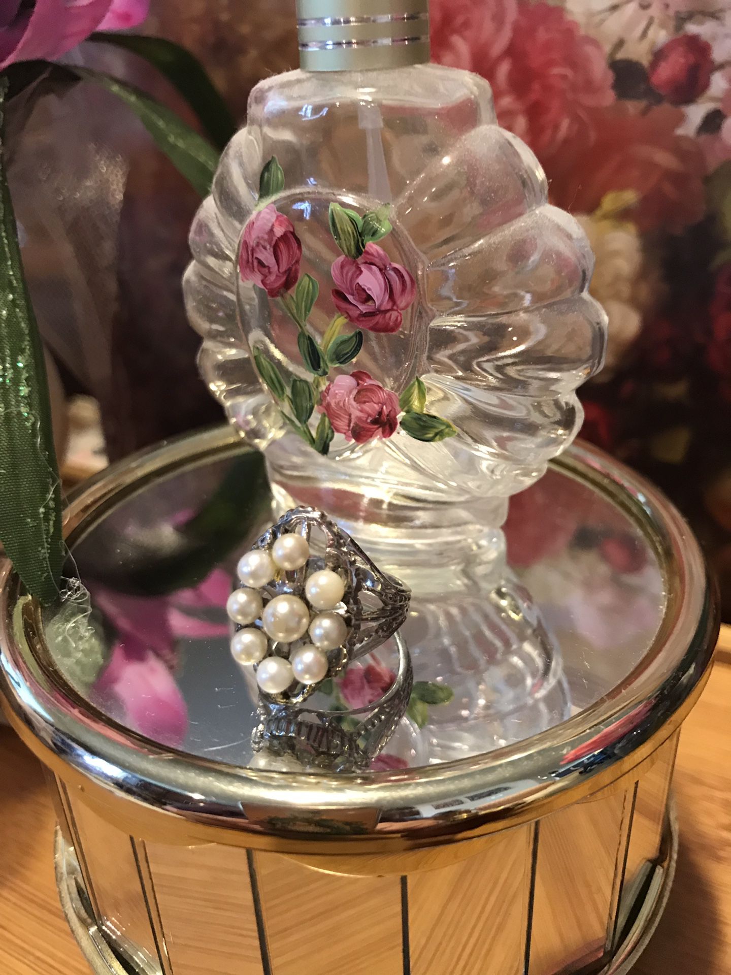 Beautiful! Vintage Victorian Silver Pearl Ring