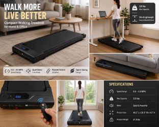 Brand Wall treadmills under desk, perfect for home and Ofis