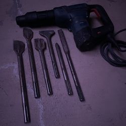 BOSCH SDS Max rotary hammer w drill bits