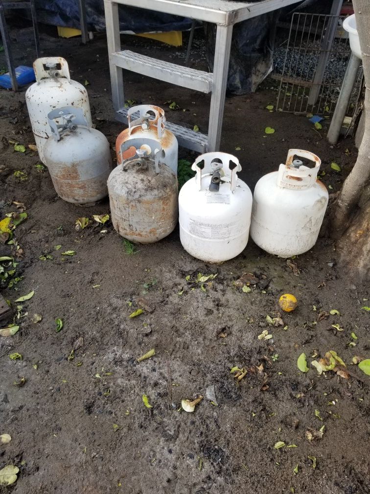 Propane gas tank