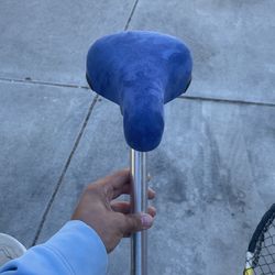 Blue Mafia Suede Seat