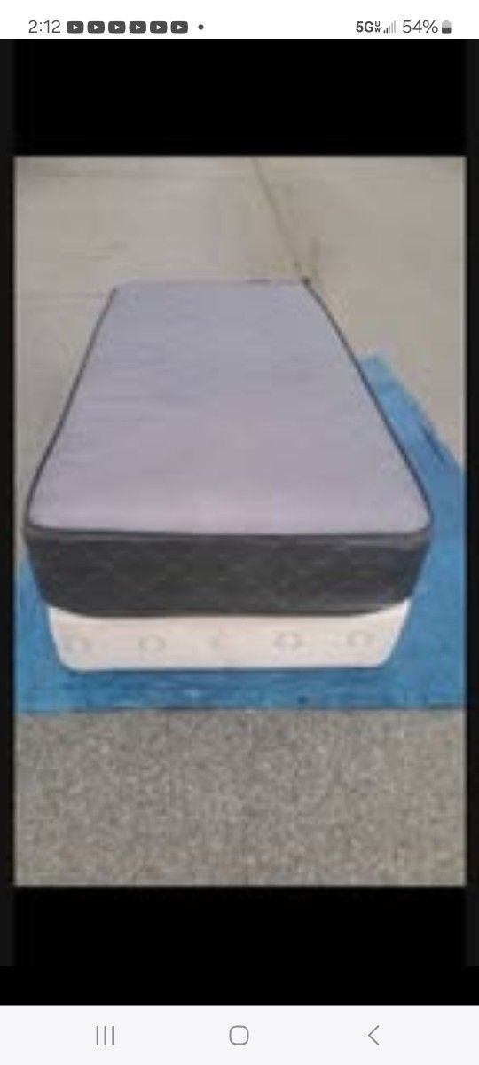 THICK THICK TWIN MATTRESS ALONG WITH BOX SPRING