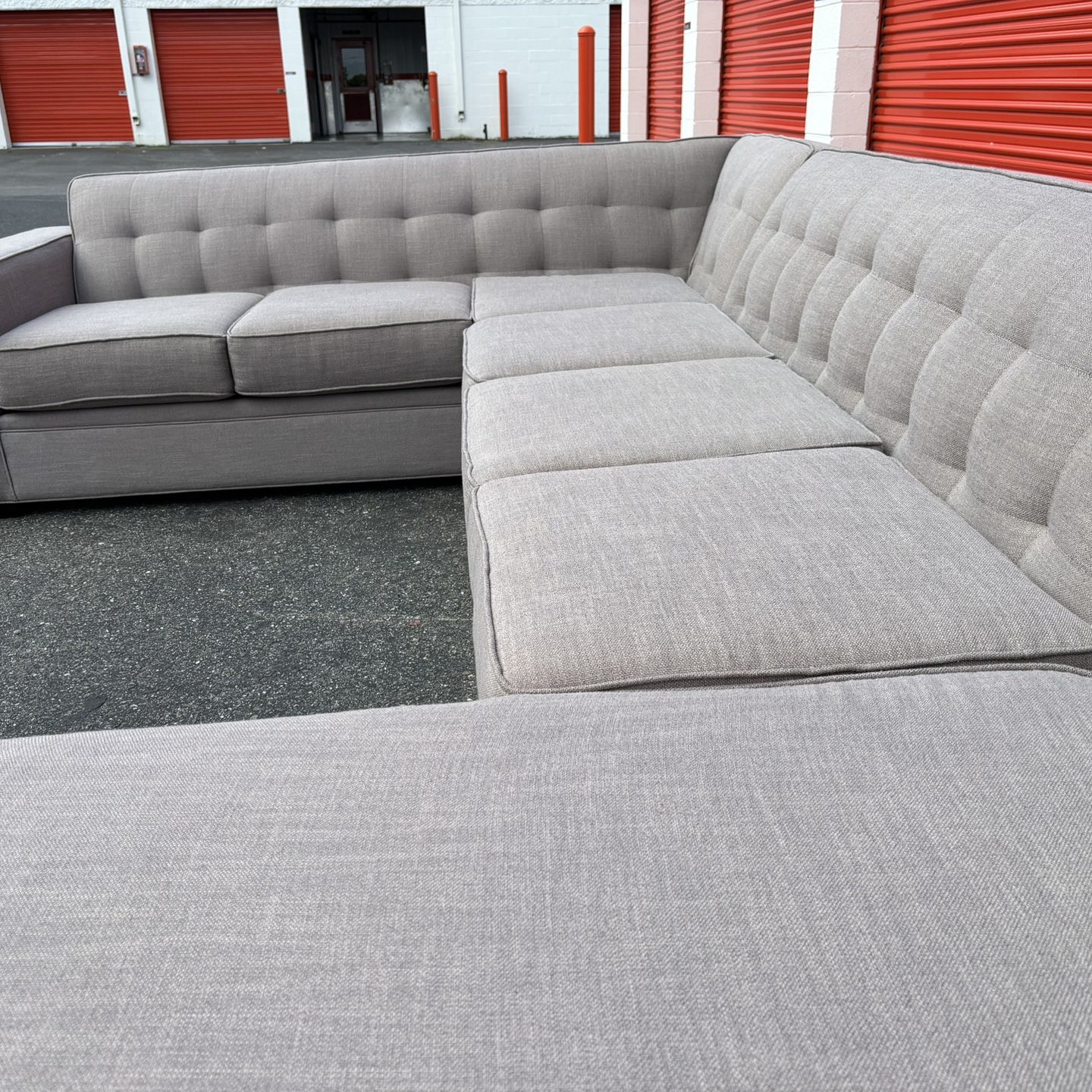 🔥 GRAY SECTIONAL