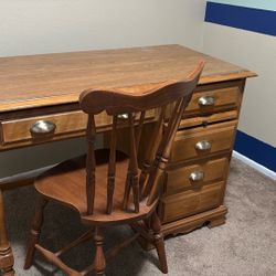 Solid Wood Student Desk