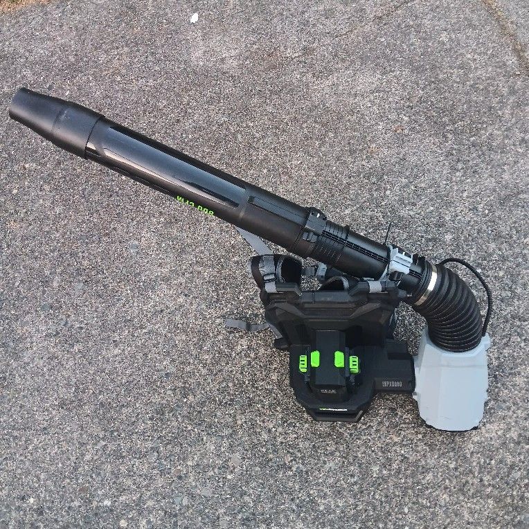 EGO LBPX8000 Backpack Leaf Blower Almost New Condition With Two 6.0 Batteries(Charger not In Pic) For Pick Up Fremont Seattle. No Low Ball/Trades 
