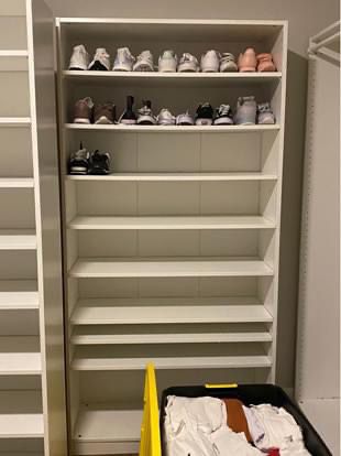 IKEA Pax Wardrobe w/ 8 shelves included!