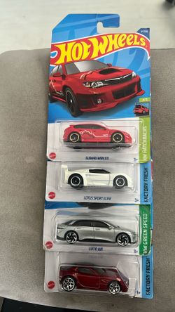 Hot Wheels Alfa Romeo Lucid Air Lotus Elise Subaru Wrx