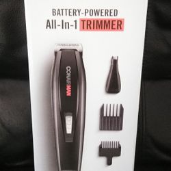 ConairMAN Battery Powered All-In-1 Trimmer Beard Mustache Self-Sharpening