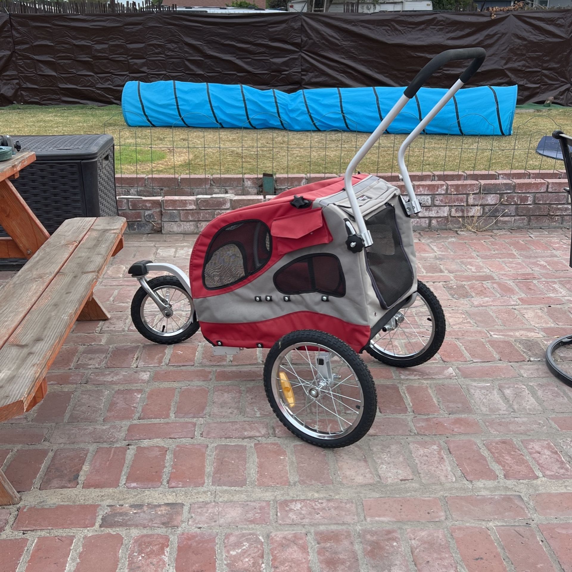 Image showcasing Dog Trailer , Pet Trailer Dog Stroller for Sale in Stockton, CA - OfferUp