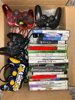 Xbox & PlayStation Games And Controllers