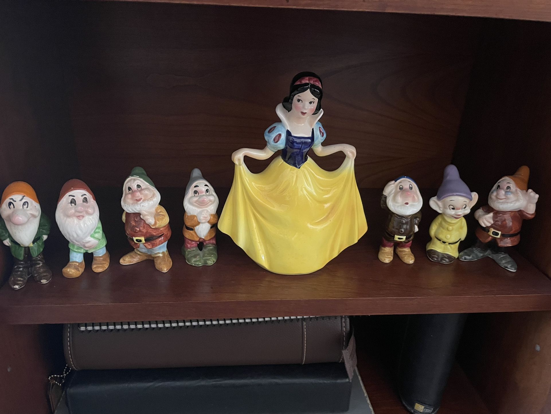 Vintage Porcelain Disney Snow White Set