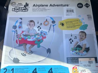 Baby Einstein Baby Einstein Ocean Explorers Airplane Adventure 2-in-1 Interactive Baby Jumper Activity Center