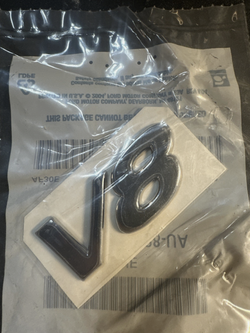 Name Plate V8 - Genuine Ford F87Z-(contact info removed)-UA