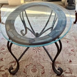 Glass Top Coffee Table 