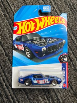 Hot Wheels Blue ’70 Pontiac Firebird Trans Am – Brand New | Team Wheels