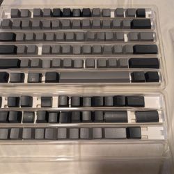 Two Tone Shine Through Keycap Set Gray Plus Bonus Keycaps