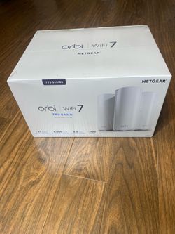 NETGEAR Orbi 770 Series Tri-Band WiFi 7 Mesh Network System (RBE773) 3 Pack