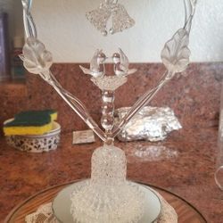 Crystal Love Wedding Topper