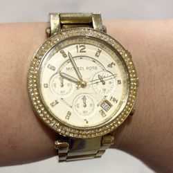 Michael Kors Gold Watch Authentic 