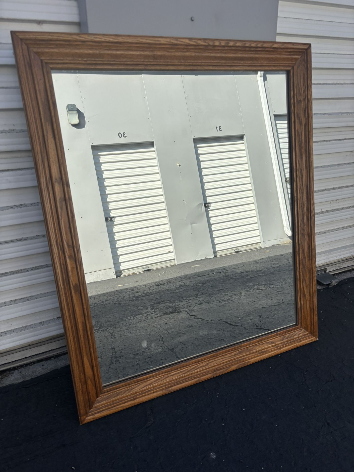 Oak Framed Mirror