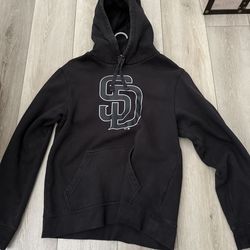 Black Padres Pullover Jacket Size Small