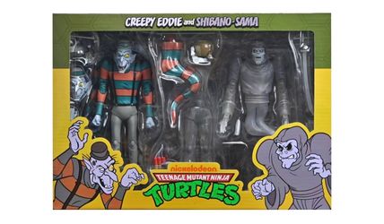 TMNT Creepy Eddie and Shibano-Sama NECA Action Figures 7” 2 Pack Collectible