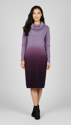 Purple dress Sweater By Connected apparel 