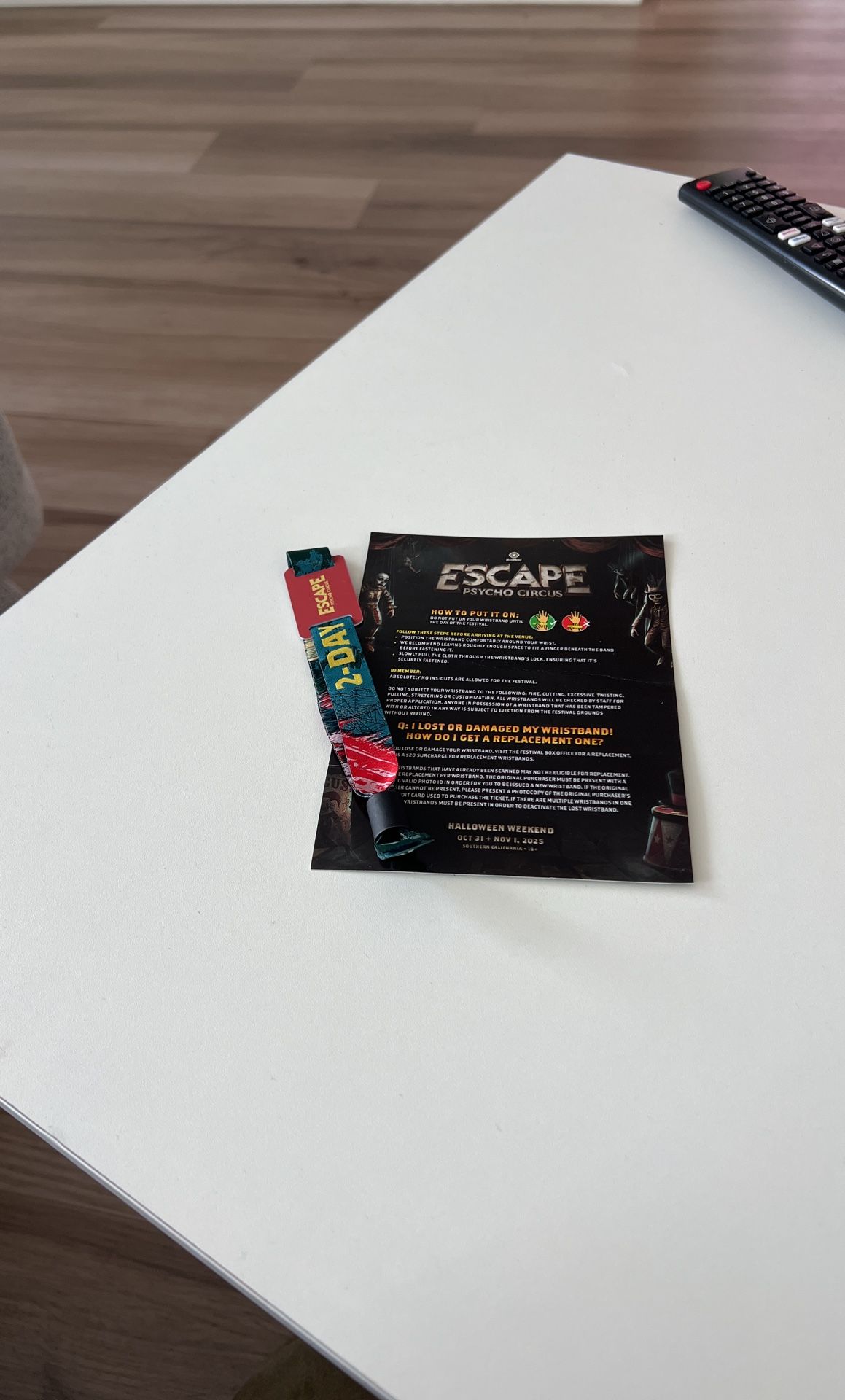 Escape 2 Day Ticket