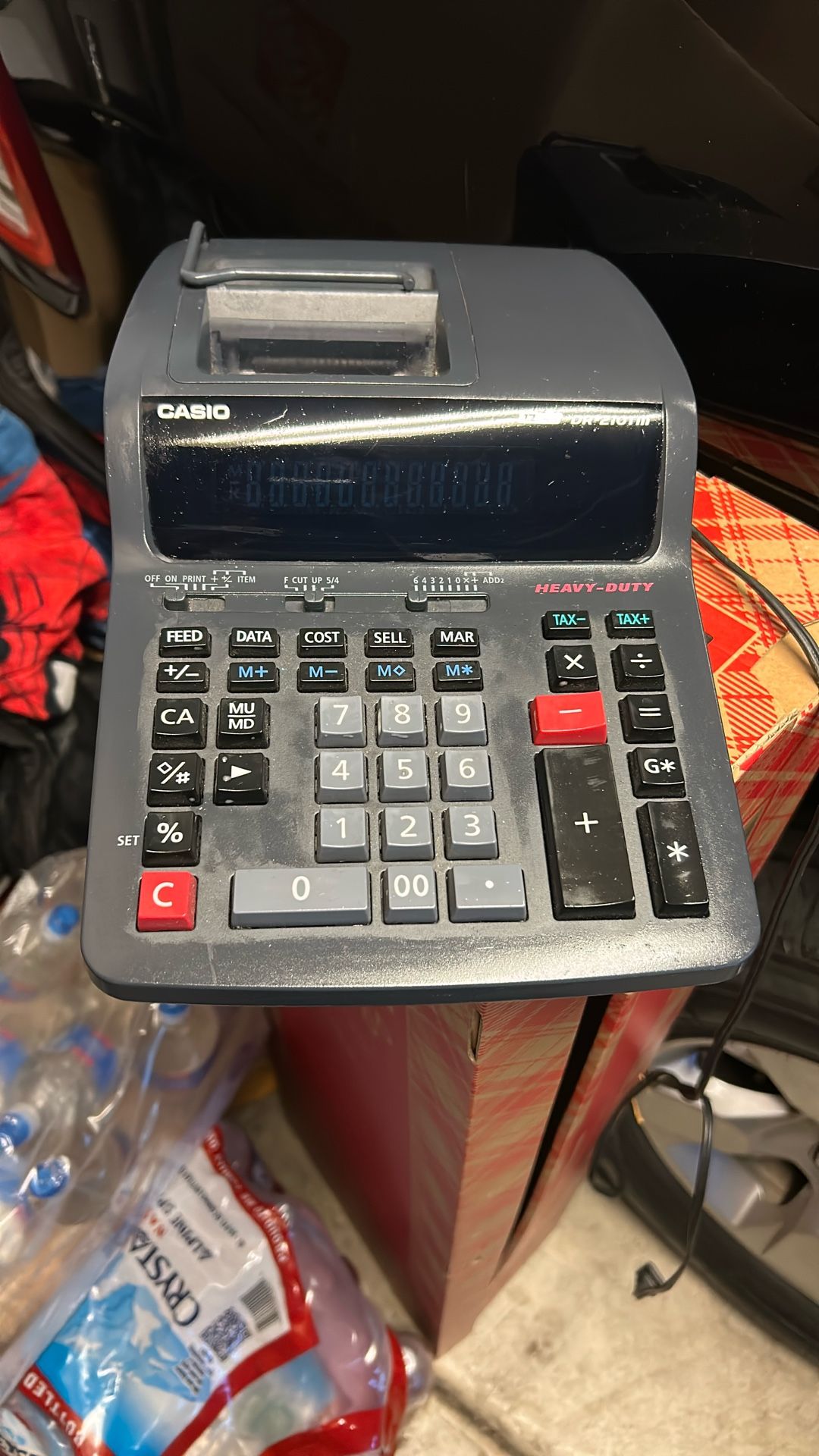 Casio DR-210TM heavy-duty printing calculator